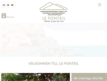 Tablet Screenshot of leponteil.com